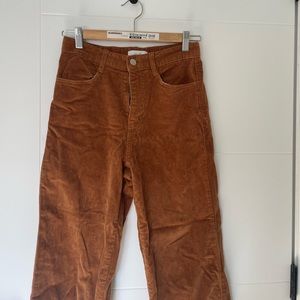 corduroy wide leg pants